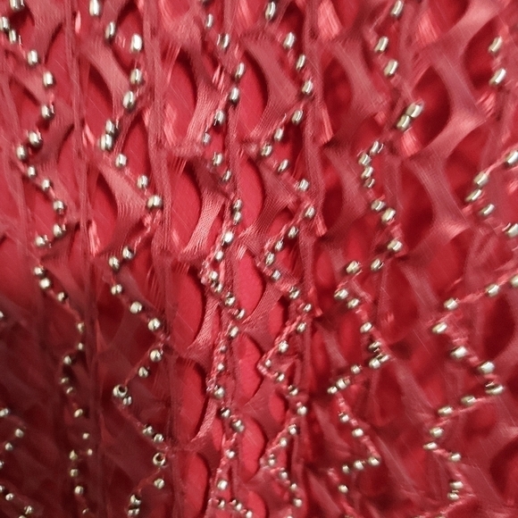 Francesca XS Beaded tank top burg - Picture 7 of 13